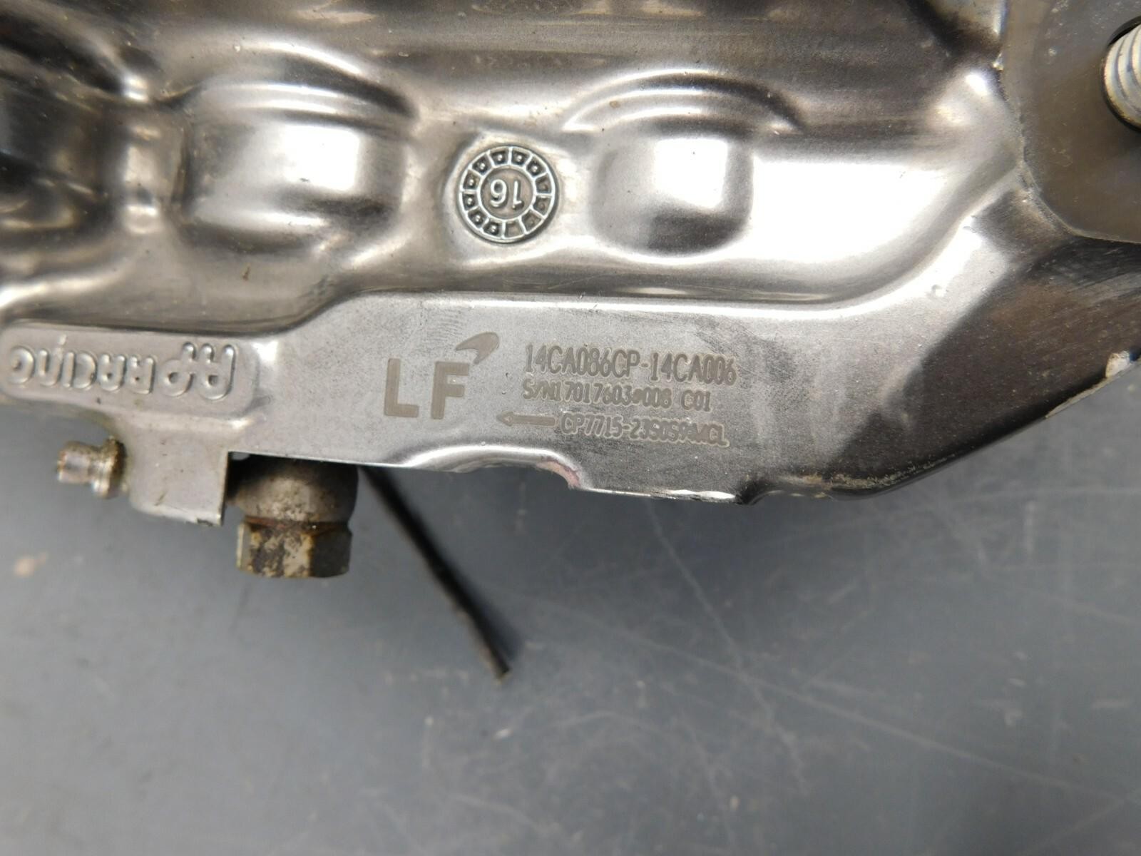 2018 17 18 19 20 McLaren 720S Left Front Carbon Ceramic Brake Caliper #0345 B9