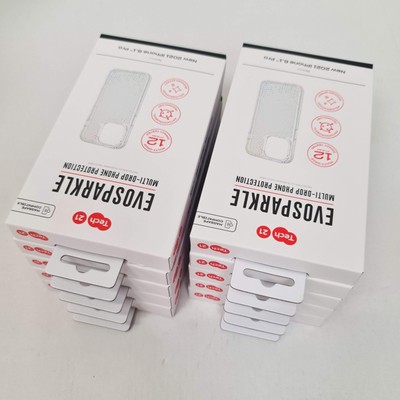10x Tech21 Hüllen für iPhone 13 Pro Evo Sparkle Shimmer Stoßfest Cover Radiant
