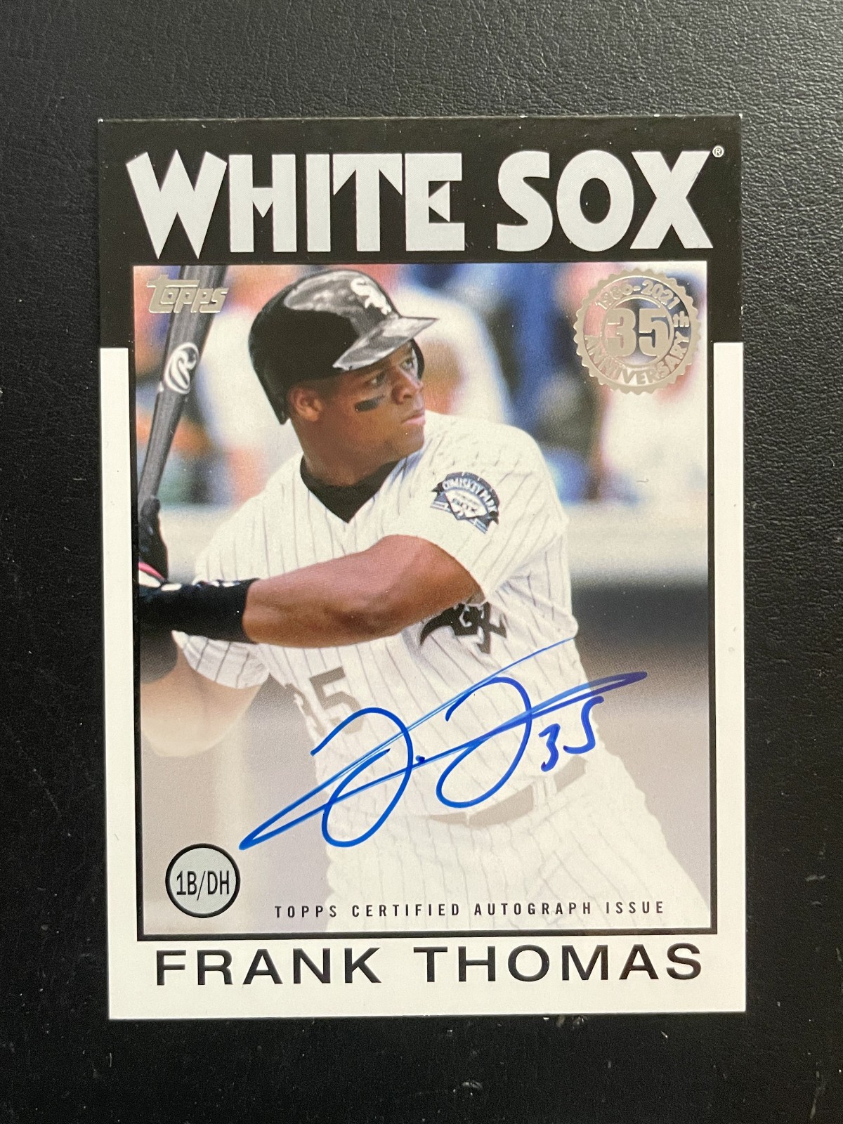 2021 Topps 1986 Baseball 35th Anniversary #86B50 Frank Thomas Auto