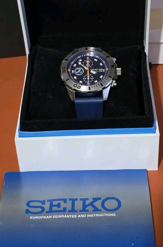 Orologio cronografo Seiko 7t92 ono con scatola originale, manuale e scontrino. - Foto 5 di 10