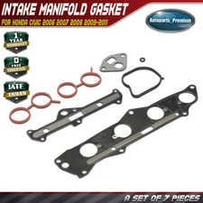 Engine Intake Manifold Gasket Set for Honda Civic 2006-2011 L4 1.3L FHEV SOHC