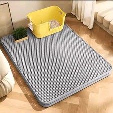Extra Large Cat Litter Mat Waterproof Double Layer Non Slip Pet Box Sand Trapper