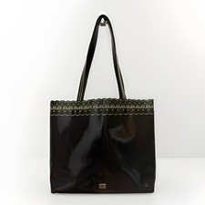 Borsa tote Love Moschino in pelle marina con tasca attaccata