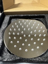 6 Inch Round Rain Shower head, High Flow Stainless Steel Rainfall Shower Head