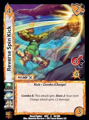 4X-Reverse Spin Kick-Street Fighter-Universal Fighting System (UFS)