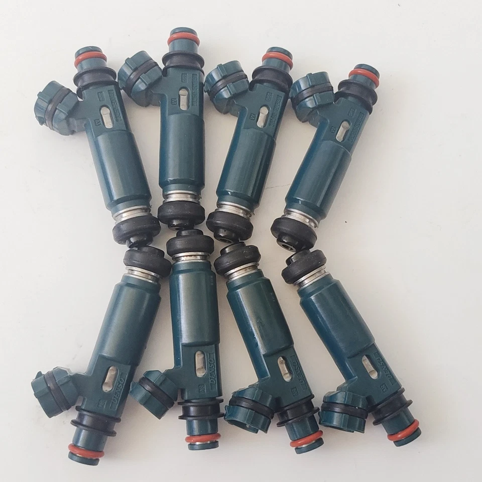 Inyectores de combustible 8 piezas 23250-50040 2000-2004 para Tundra y Lexus GX470 LX470 4,7 L V8 Foto 2 de 4