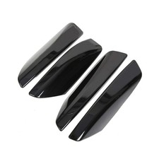 sportuli Black Exterior Roof Rails Rack End Cover Protection Shell Cap Replac...