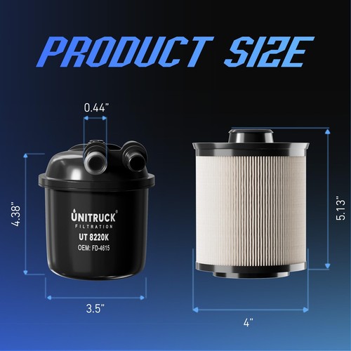 FD-4615 6.7 Powerstroke Ford Diesel Fuel Filter: 2011-2016 Ford F250 F350 F45... - Picture 2 of 6