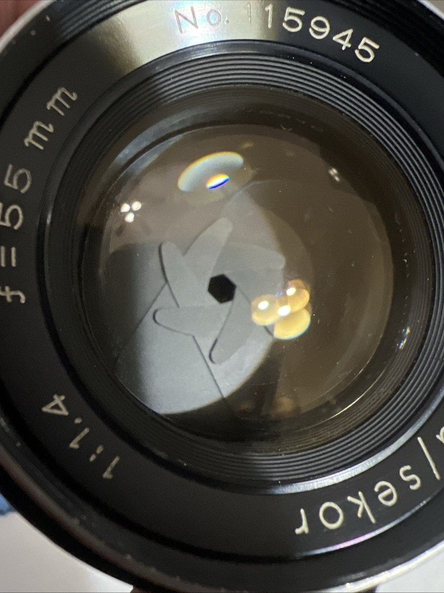 🔥🔥Auto Mamiya/Sekor f1.4 55mm Lens Pls Read Samples swirly Bokeh