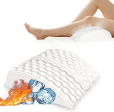 Leg Knee Pillow with Cold & Hot Therapy - Ultra Soft 100% Natural Skin Touch - I