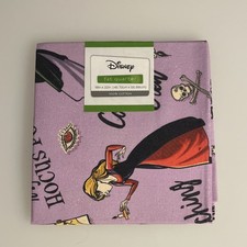 Disney Hocus Pocus Fat Quarter Cotton Fabric 18 x 22 in Purple Black Red