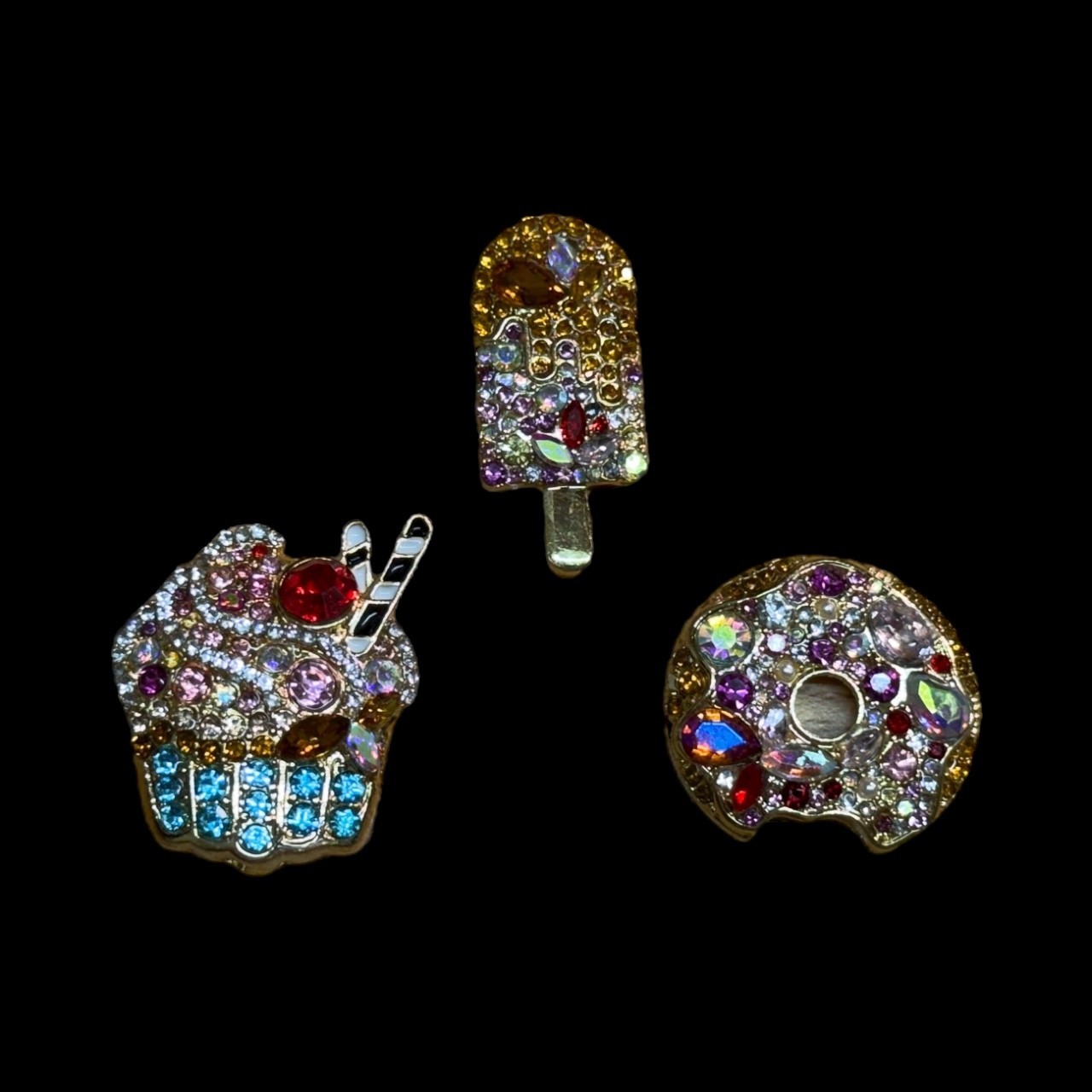 Handmade Trio Crystal Mold For Resin - Donut - Cupcake - Popsicle