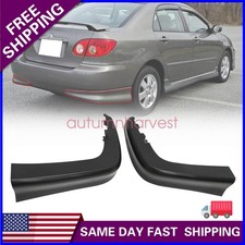 For Toyota Corolla 2005-2008 Rear Bumper Spoiler Lip Lower Body Kit Black Lhrh For Toyota Corolla 2005-2008 Rear Bumper Spoiler Lip Lower Body Kit Black Lhrh