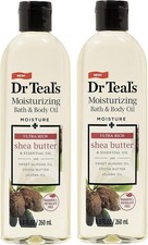 Dr. Teal's Moisturizing Bath Body Oil 2-Pack 17.6 Fl Oz Total Moisture Ult
