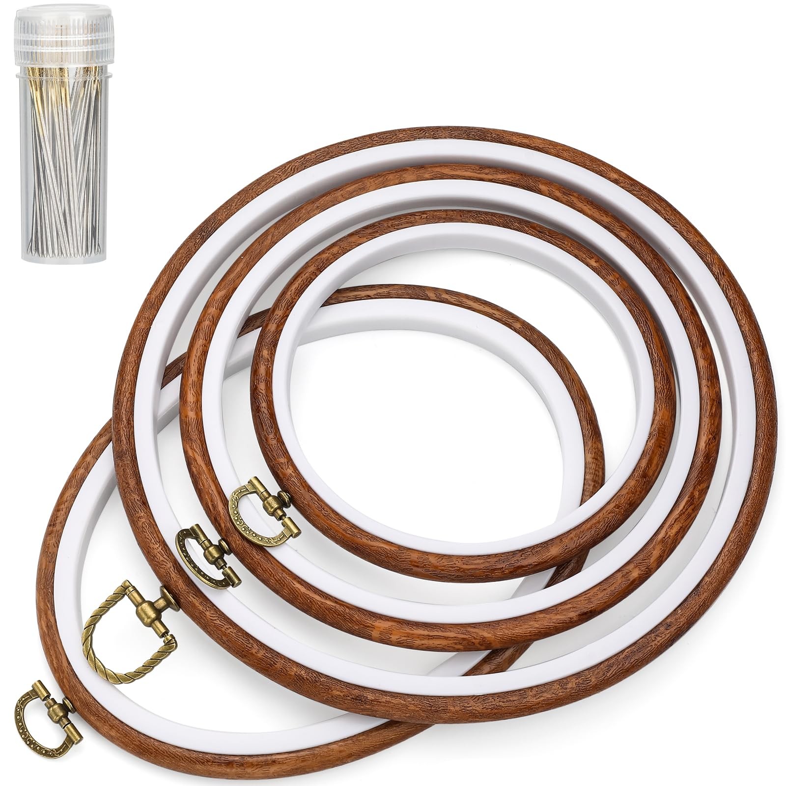 Kit, Oval Embroidery Hoops Imitated Wood Embroidery Hoop Fr.