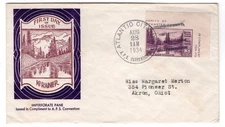 #750a Mt Ranier National Park 1934 FDC - #14 Hertelle