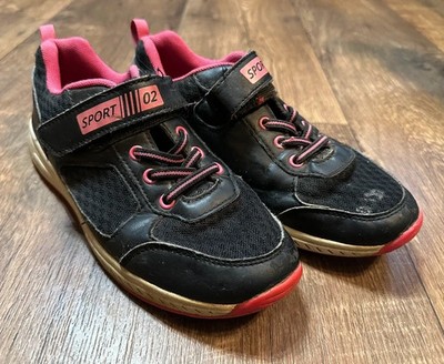 Schuhe sneaker Turnschuhe schwarz pink gr. 36