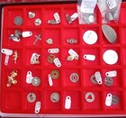 Sterling Silver Pin Medals, Vintage Bus Fare Tokens, And More — photo 1