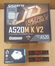 Aufrüstkit Bundle AMD Ryzen 7 5700X AM4, Gigabyte Mainboard A520M K  V2 u. 16 GB