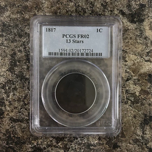 Photo of a 1817-P Large Cent from an eBay listing that sold on Jul 17, 2026
