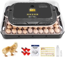 70 Egg Incubator for Hatching Eggs with Auto Egg Turning  Temperature Control  