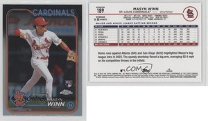 2024 Topps Chrome Refractor Masyn Winn #189 Rookie RC