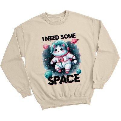I Need Some Space Herren Sweatshirt Katze Weltraum Geburtstag Geschenk für Ihn