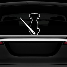 Dog Wiper Sticker for Cars - Waterproof Vinyl Cute Waving Tail Rear Window Wi...