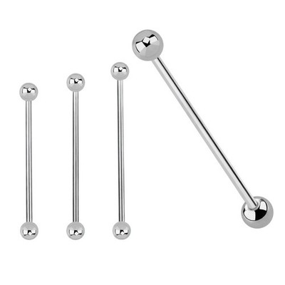 14G Titanium Balls Ends Industrial Barbell Scaffold Piercings Jewelry Sold Each