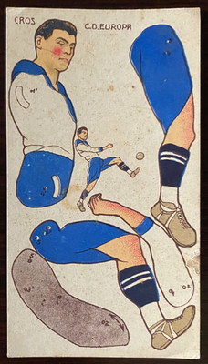 1920  s Manuel Cros Chocolates Amatller Card CE Europa Spain Barcelona