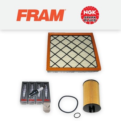 SERVICE KIT VAUXHALL ASTRA J MK6 1.4 TURBO FRAM OIL AIR FILTER PLUGS (2009-2015)