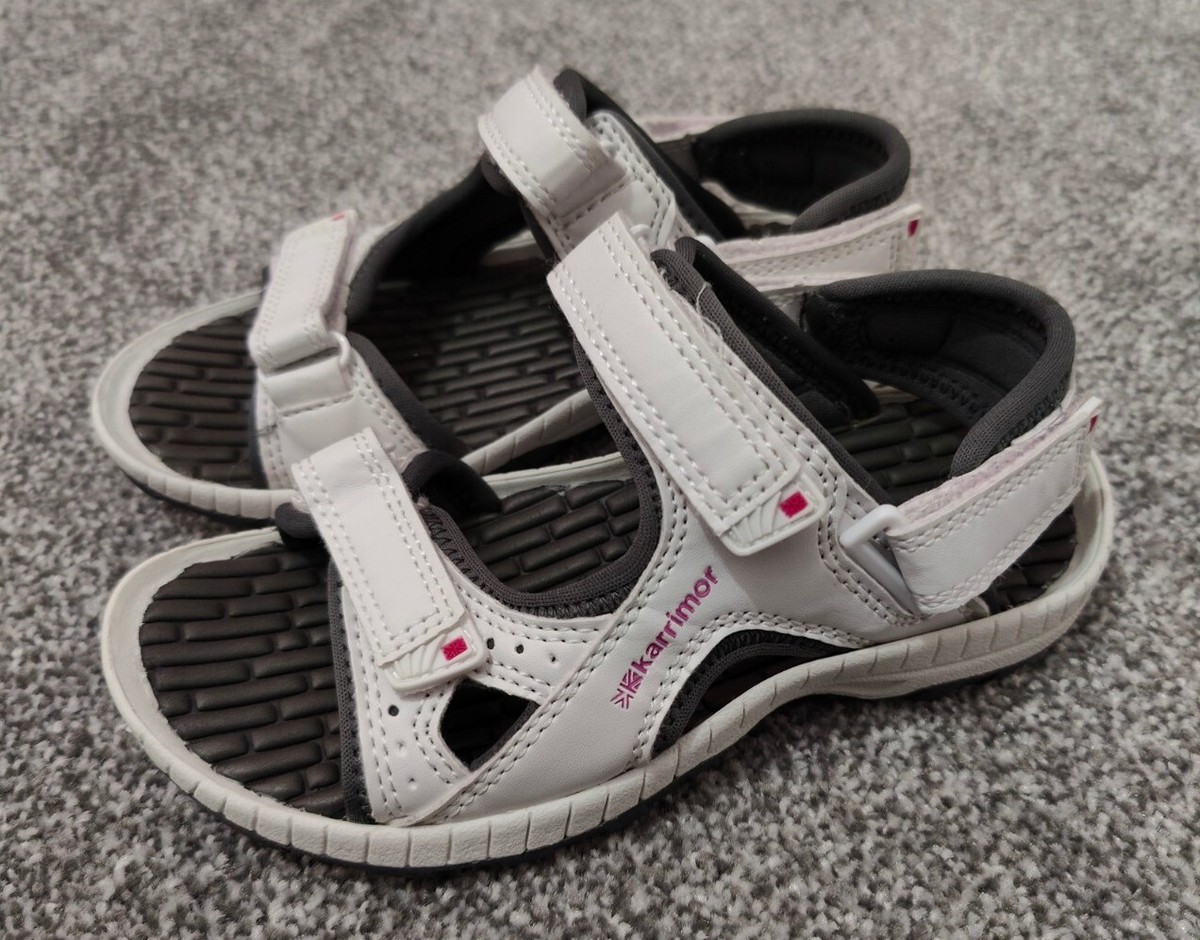 Girls Size 12 Karrimor White Shoes Sandals Antibes *Excellent