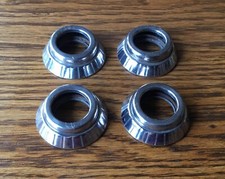 1950s Buick HANDLE ESCUTCHEONS vtg GM interior trim