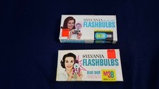 Vintage Lot 24 Sylvania Blue Dot Flashbulbs M3B NIP NOS Original Box