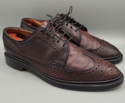 ALLEN EDMONDS 9097 MacNeil Burgundy Shell Cordovan Long Wing