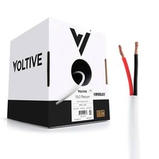 Voltive 10/2 Speaker Wire - CL3P - Plenum - OFC - 250ft - White