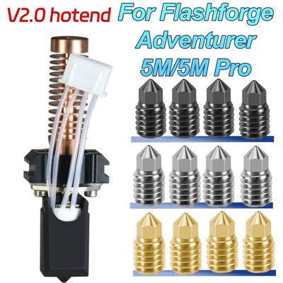 For Flashforge 5M/5M Pro Ceramic Heating Block Kit 280  Hot End Pinting Head