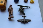 Mixed Lot of 9 Vintage Small Toys Cars, Soldiers, Planes - Metal and Plastic — photo 3