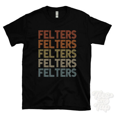 FELTERS REPEAT RETRO STYLE T-SHIRT Herren & Damen Neuheit cool Name Geschenk