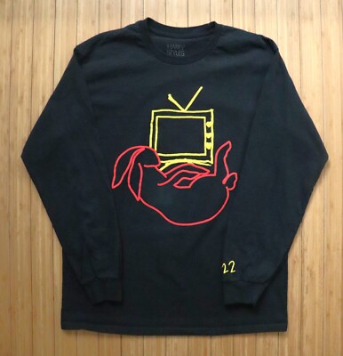 2022 Harry Styles Official Love On Tour Bunny TV Long Sleeve T-Shirt M