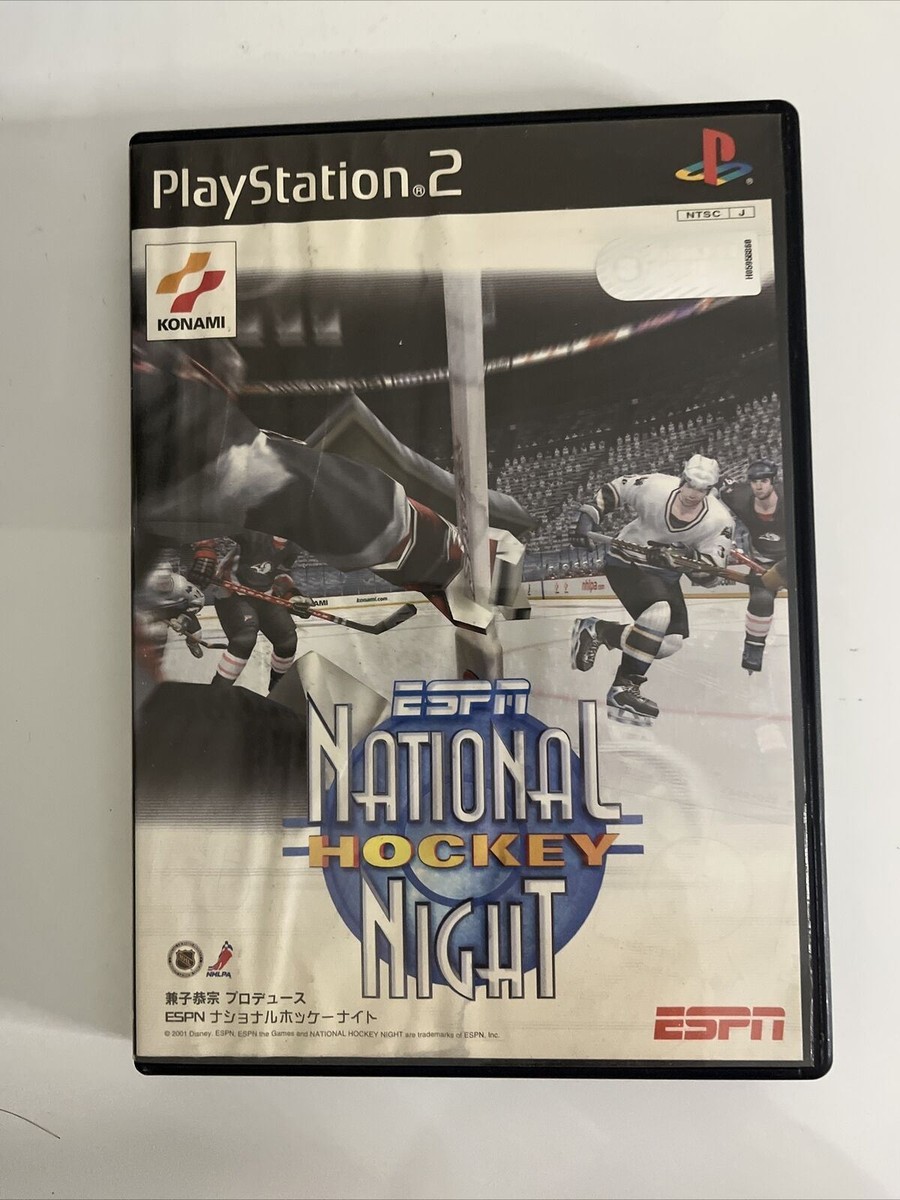 PS2 ESPN National Hockey Night NTSC-J Japan Import Japanese