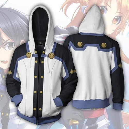 Sword Art Online Ordinal Scale Kirito Cosplay Hoodie Costume