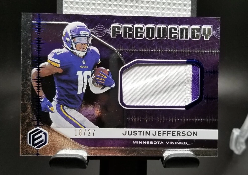 Justin Jefferson Panini Elements Frequency Memorabilia #FR14 Base