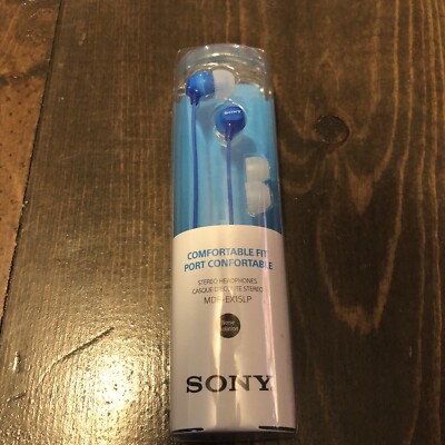 Sony MDREX15LP In-Ear Earbud Headphones, Blue