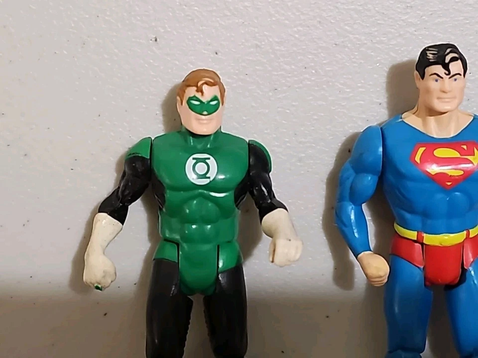 LOTE Vintage 1984 Green LANTERN, Super Man, Red Tornado Kenner DC Action FiguresS - Imagem 3 de 4