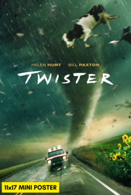Twister (1996) Movie Poster 11x17 Tornado Bill Paxton Helen Hunt