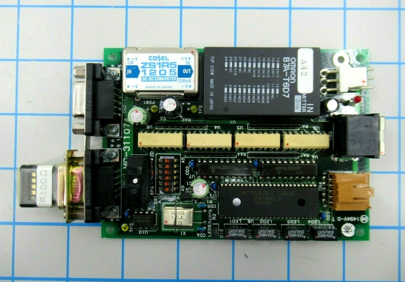 1181-000538-12 / TEL-ALPHA 8S BOARD MC-31107A / TOKYO ELECTRON TEL