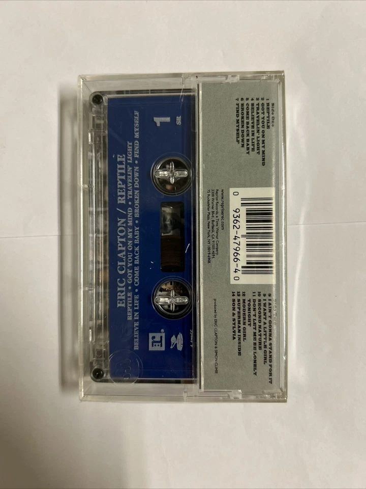 Reptile by Eric Clapton (Cassette, Mar-2001, Reprise) - Image 2 of 4