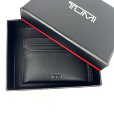 TUMI Nassau SLG Slim Card Case Smooth Black L...