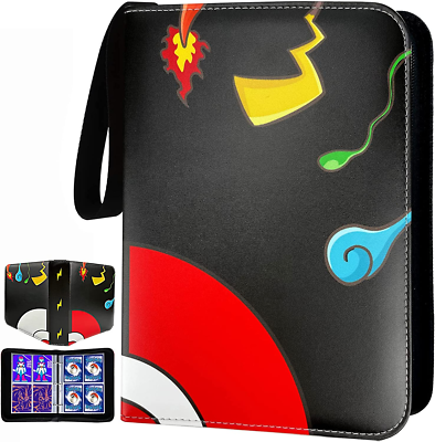 Raccoglitore Carte Pokemon 9 Tasche Con Cerniera - 50 Fogli Per - Foto 14